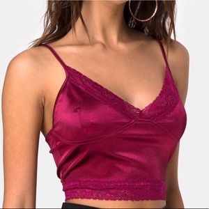 Brand new Dyrana Burgundy top from Motel Rocks